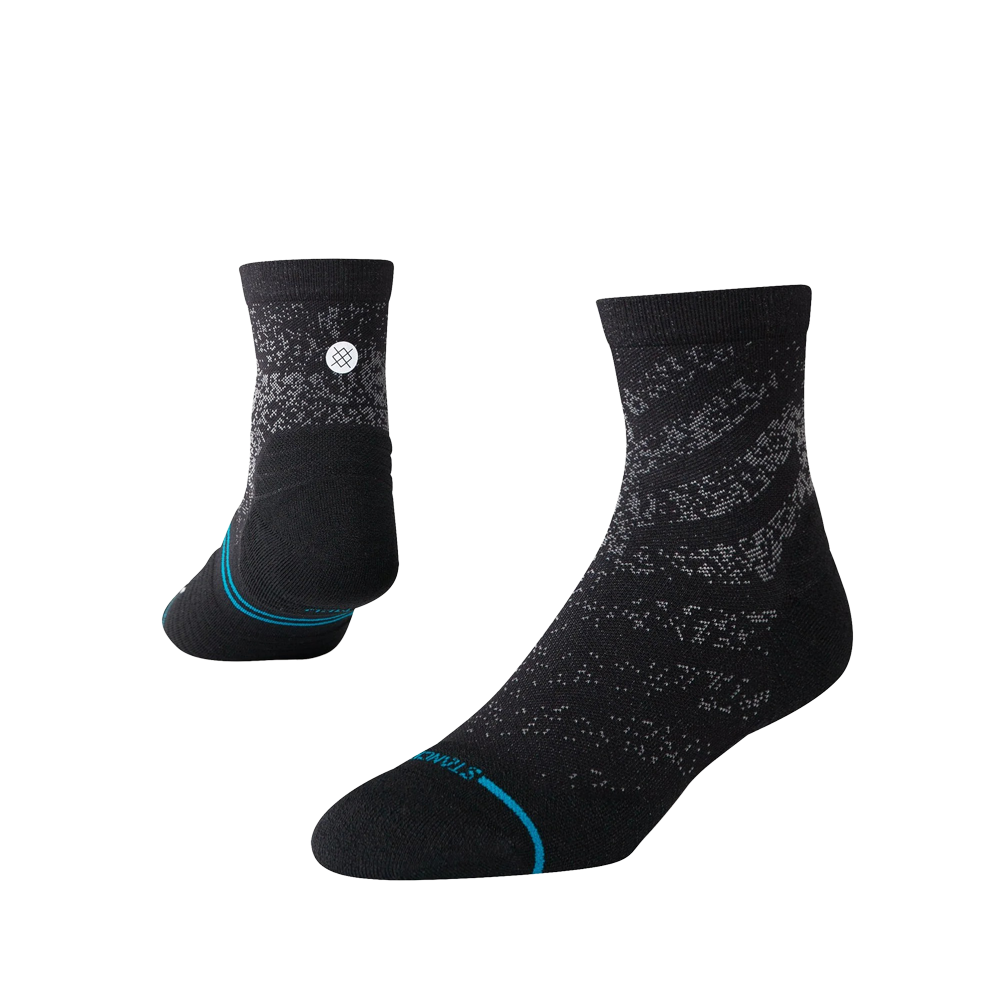 Run-light-quarter-black-sportsocken
