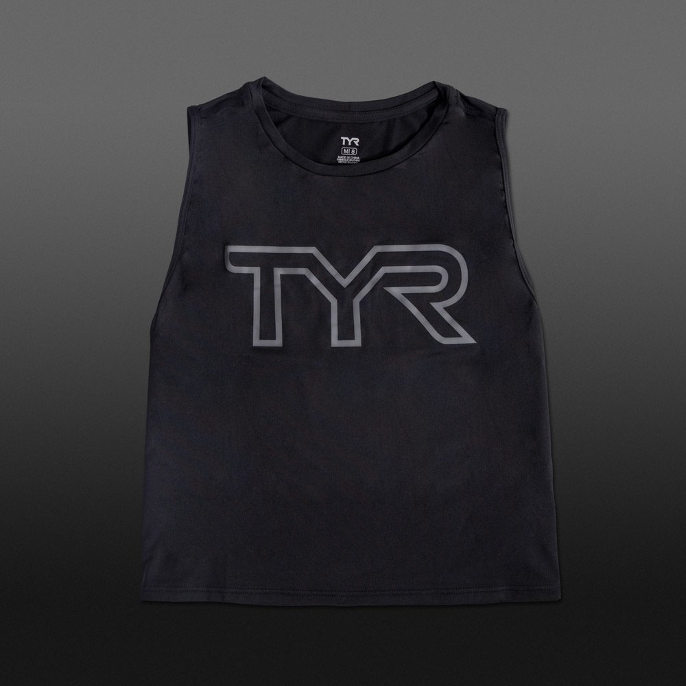 TYR Cropped Big Logo Tank Damen