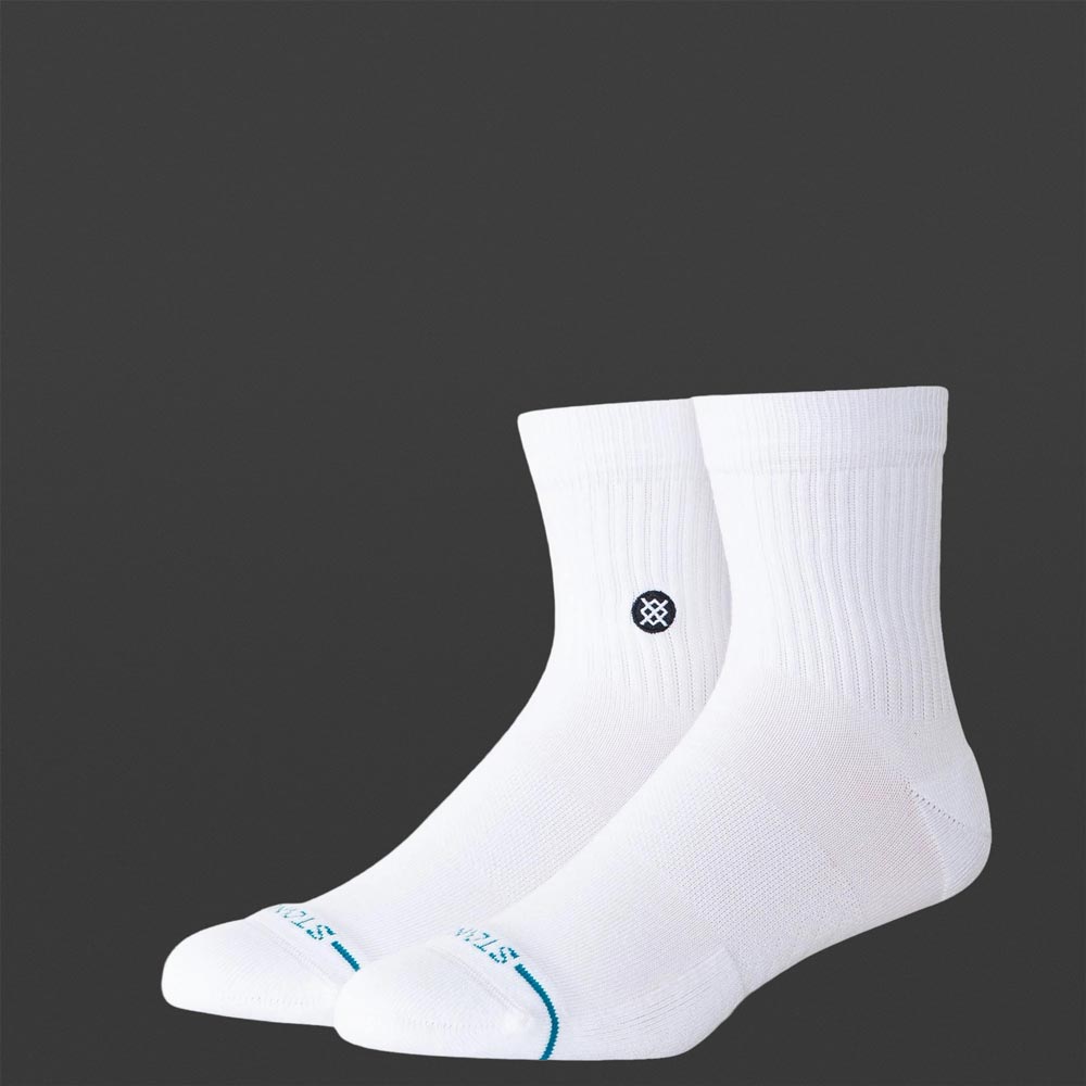 Socken Icon Quarter Weiss